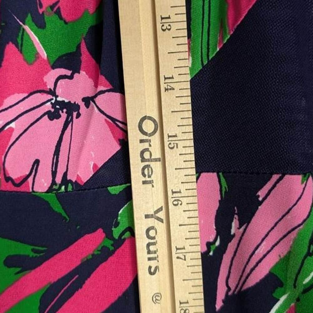 Taylor Maxi Dress Womens 6 Pink Blue Green Floral Sleeveless Mesh Panels Boho - Picture 5 of 10